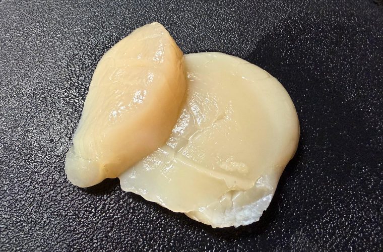 ほたて貝柱の横切り