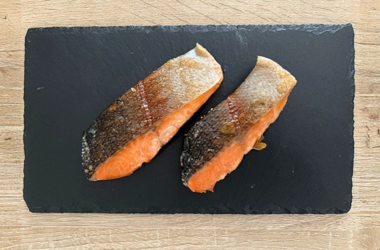 鮭の塩漬け焼き