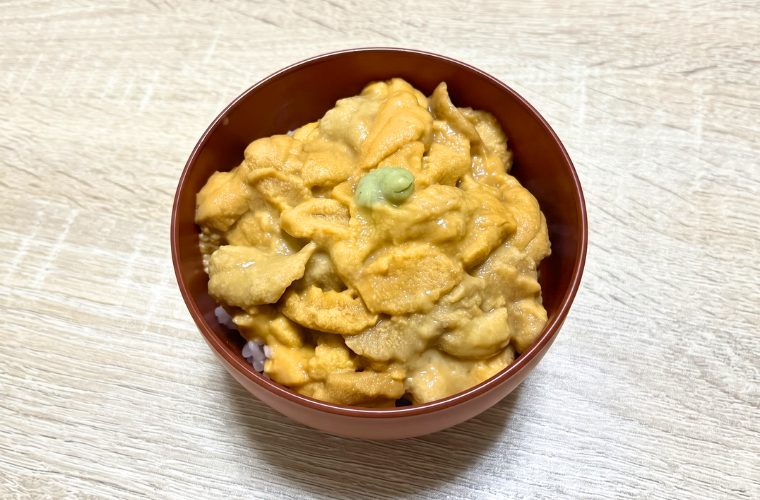 うに丼わさびトッピング