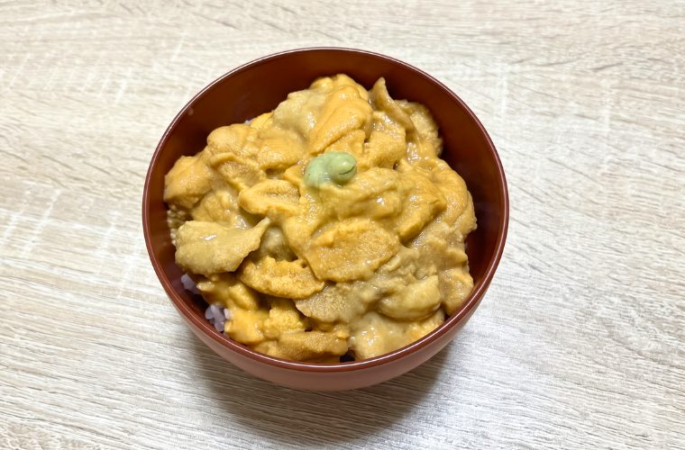 うに丼わさびトッピング