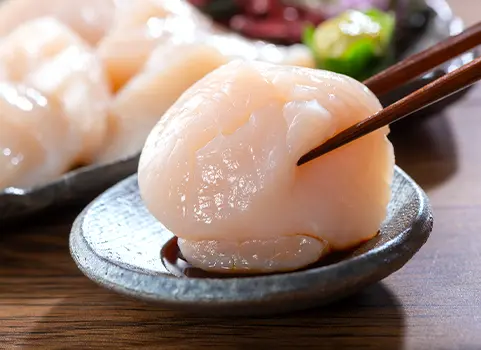 ほたてのお刺身