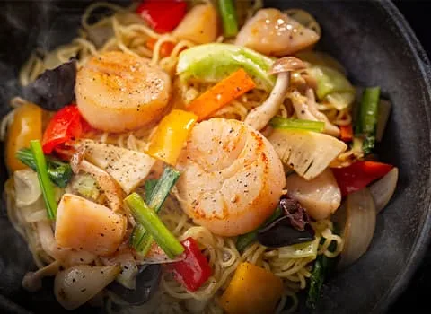 ほたてのパスタ