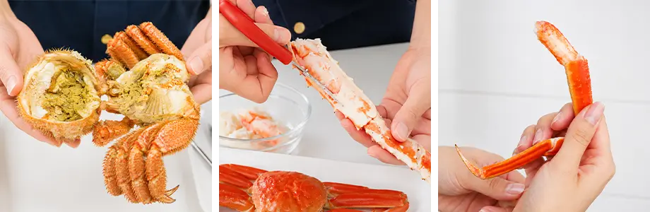 「北海道ぎょれん」が選び抜いたカニ
