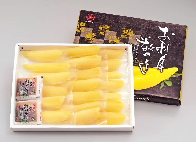 魚子56個まとめ売り お刺身数の子 360g （たれ付・個別包装）｜【北海道ぎょれん｜お
