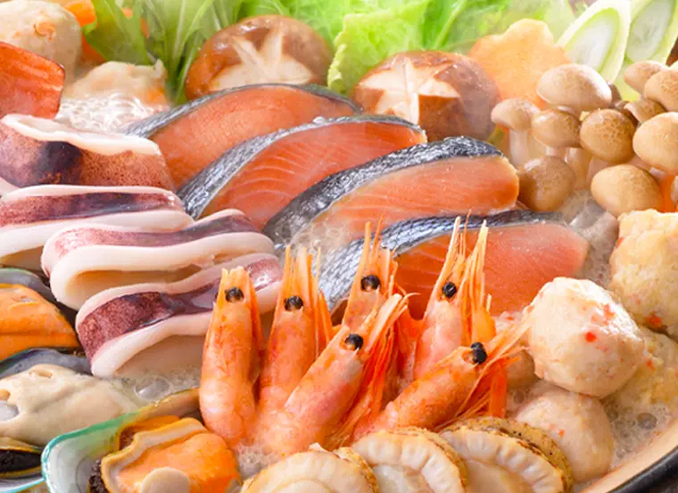 鮭たっぷり「石狩鍋」