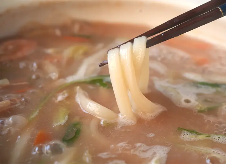 「海鮮うどん」