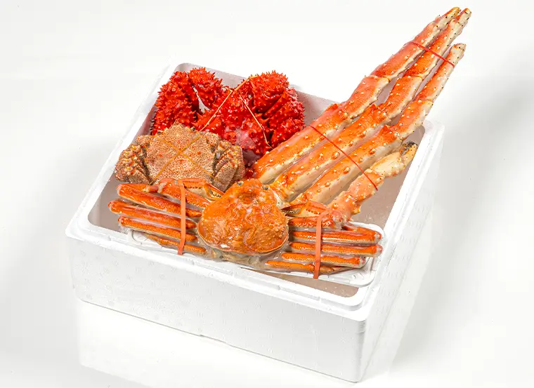 豪華4大がにセット 2.2kg（たらばがに、ずわいがに、毛がに、花咲がに