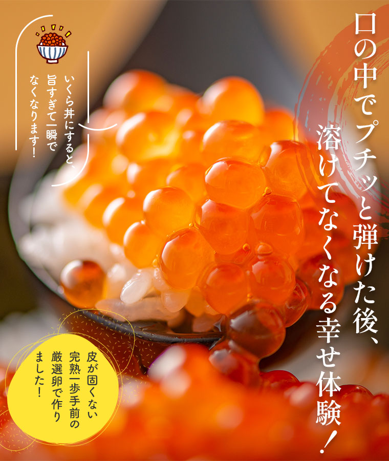 口の中でプチっと弾けた後、溶けてなくなる幸せ体験