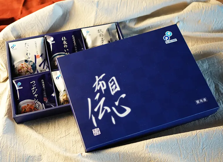 布目伝心のパッケージ