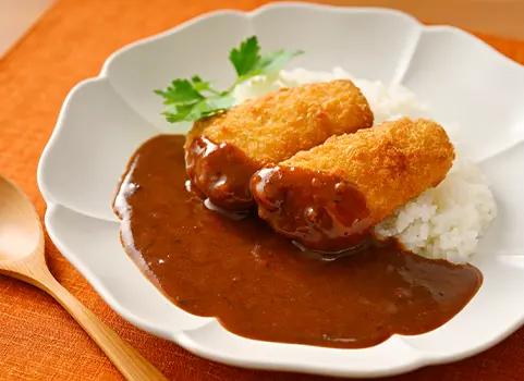 ほっけフライカレー