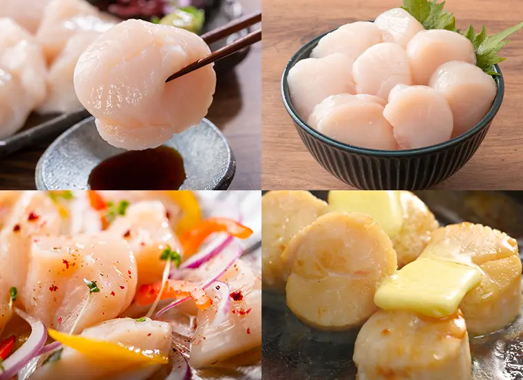 業務用まとめ買い】サイズ無選別ほたて貝柱 500g×3袋（北海道産・刺身