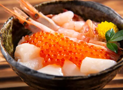 海鮮丼の具