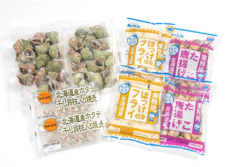 業務用まとめ買い】海鮮おつまみ・肴セット（4種）｜【北海道ぎょれん