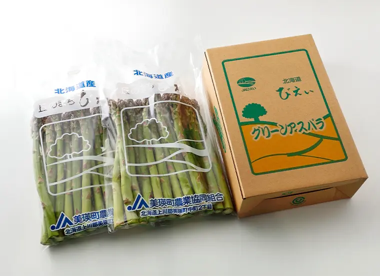 北海道産 露地グリーンアスパラガス 1.4kg｜【北海道ぎょれん｜お