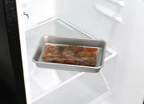 冷蔵庫での解凍