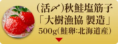 活〆　秋鮭塩筋子500g